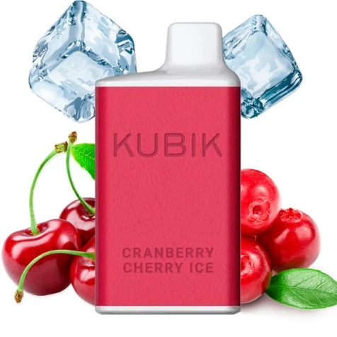 Одноразка Kubik Max Cranberry Cherry Ice (Журавлина Вишня Лід) (6000 Затяжок)