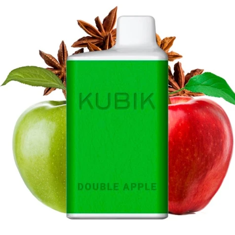 Одноразка Kubik Max Double Apple (Подвійне Яблуко) (6000 Затяжок)