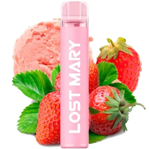 Одноразка Lost Mary CM Strawberry Ice Cream (Полуничне Морозиво) (1500 Затяжок)