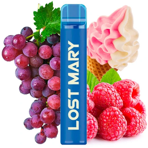 Одноразка Lost Mary CM Pro Grape Raspberry Ice Cream (Виноград Малина Морозиво) (1500 Затяжок)