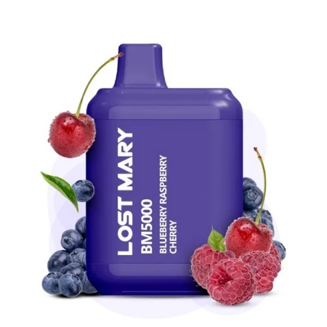 Одноразка Lost Mary BM Blueberry Raspberry Cherry (Чорниця Малина Вишня) (5000 Затяжок)