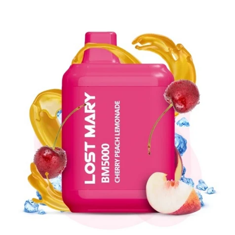 Одноразка Lost Mary BM Cherry Peach Lemonade (Вишня Персик Лимонад) (5000 Затяжок)