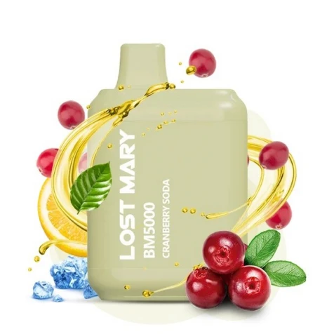 Одноразка Lost Mary BM Cranberry Soda ( Журавлинна Газировка) (5000 Затяжок)