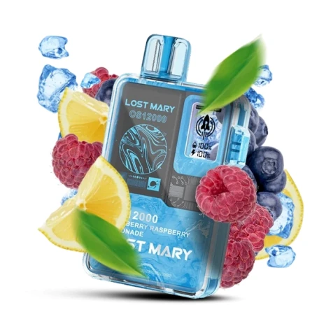 Одноразка Lost Mary OS Blueberry Raspberry Lemonade (Чорниця Малина Лимонад) (12000 Затяжок)