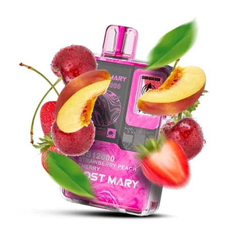Одноразка Lost Mary OS Strawberry Peach Cherry (Полуниця Персик Вишня) (12000 Затяжок)