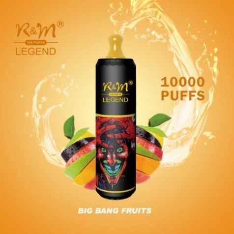 Одноразка R&M Legend Big Bang Fruits (Фруктовий Вибух) (10000 Затяжок)