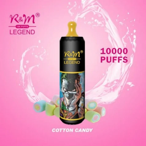 Одноразка R&M Legend Cotton Candy (Цукрова Вата) (10000 Затяжок)