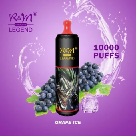 Одноразка R&M Legend Grape Ice (Виноград Лід) (10000 Затяжок)