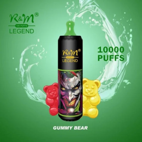Одноразка R&M Legend Gummy Bear (Желейні Ведмедики) (10000 Затяжок)