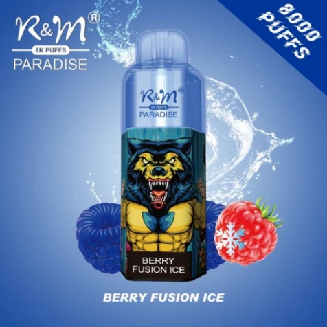 Одноразка R&M Paradise Berry Fusion Ice (Бері Фьюжн Айс) (8000 Затяжок)