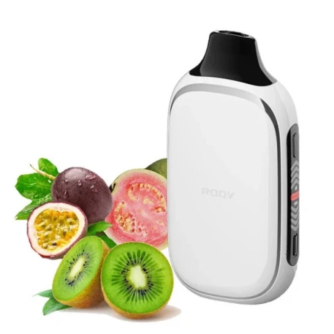 Одноразка Roqy Kiwi Passion Fruit Guava (Ківі Маракуя Гуава) (40000 Затяжок)