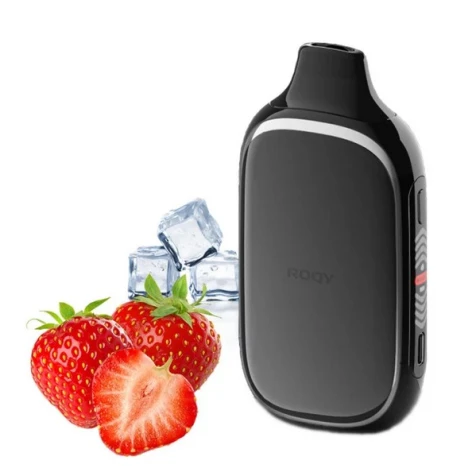 Одноразка Roqy Strawberry Icy (Полуниця Лід) (40000 Затяжок)