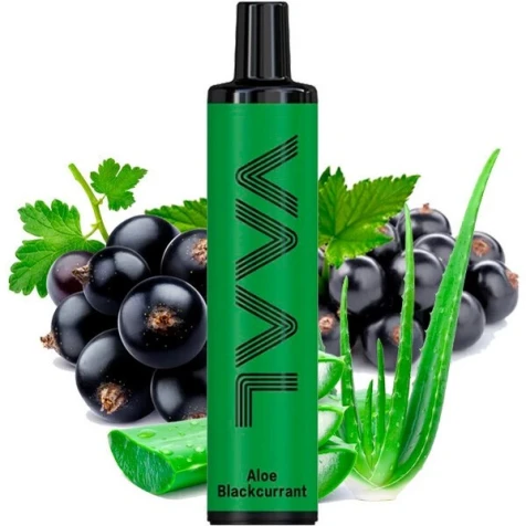 Одноразка VAAL Aloe Blackcurrant (Алоэ Черная Смородина) (1500 Затяжек)