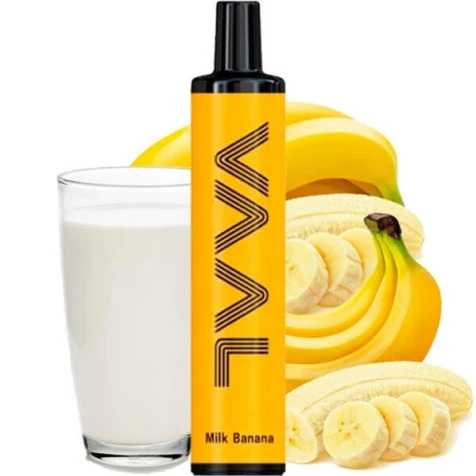 Одноразка VAAL Milk Banana (Молоко Банан) (1500 Затяжек)