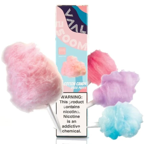 Одноразка VAAL Cotton Candy (Цукрова Вата) (2500 Затяжок)