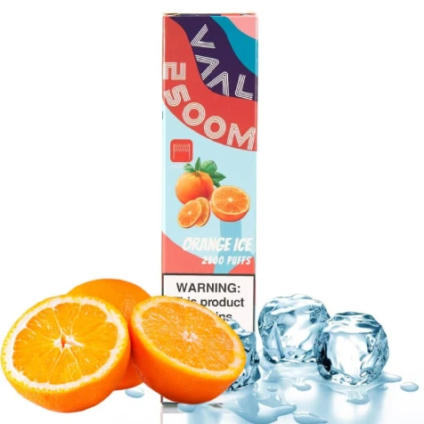 Одноразка VAAL Orange Ice (Апельсин Лід) (2500 Затяжок)