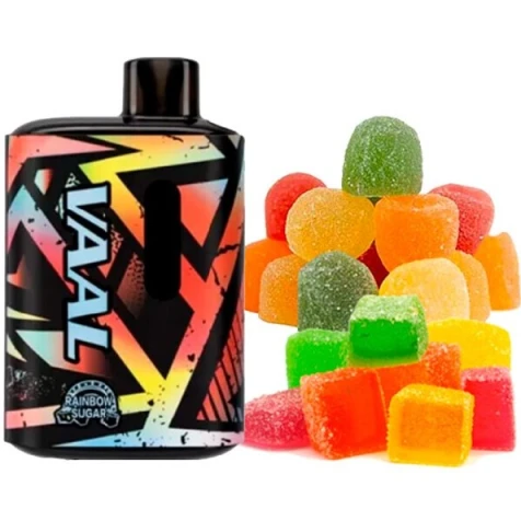 Одноразка VAAL Rainbow Sugar (Рэйнбоу Сахар) (5000 Затяжек)