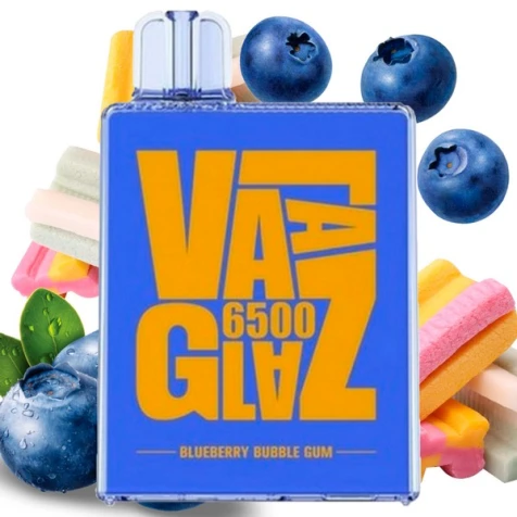 Одноразка Vaal Blueberry Bubble Gum (Чорнична Жуйка) (6500 Затяжок)