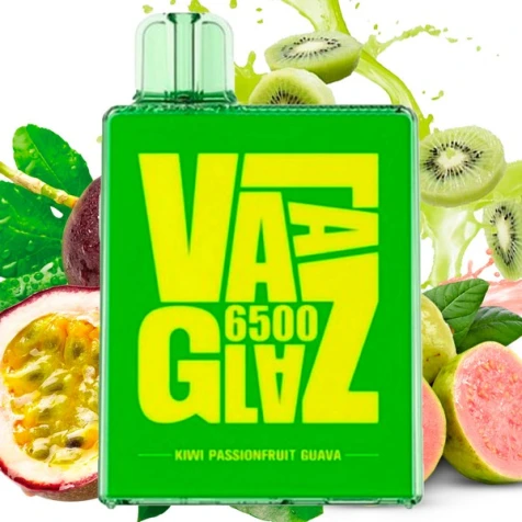 Одноразка Vaal Kiwi Passion Fruit Guava (Киви Маракуйя Гуава) (6500 Затяжек)