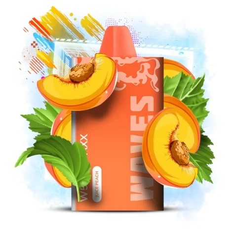 Одноразка Waves W5500 Maxx Juice Peach (Соковитий Персик) (5500 Затяжок)