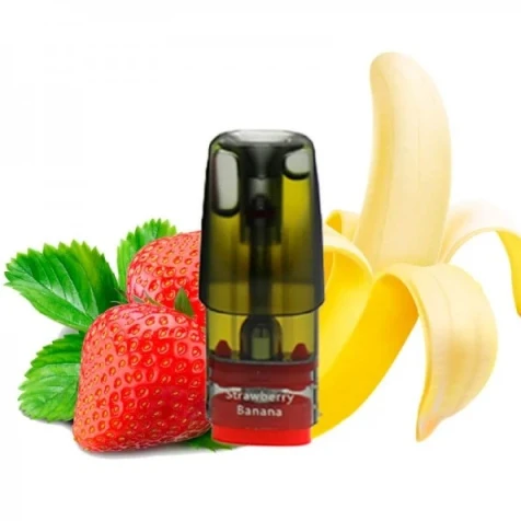 Заправлений Картридж Elf Bar Р1 для RF350/Mate500 Strawberry Banana (Полуниця Банан)