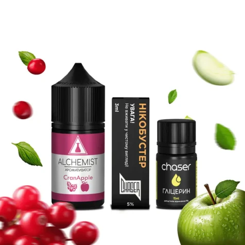 Набор Для Самозамеса Alchemist CranApple (Клюква Яблоко) 30 мл