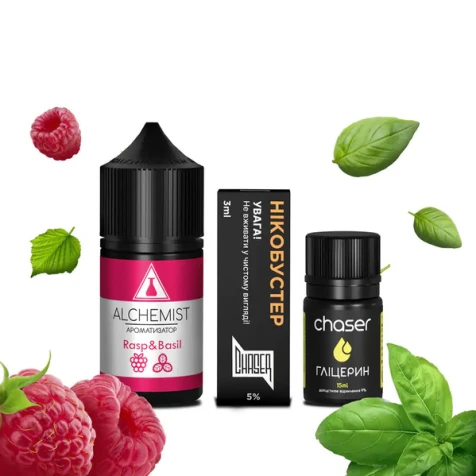Набор Для Самозамеса Alchemist RaspBasil (Малина Базилик) 30 мл