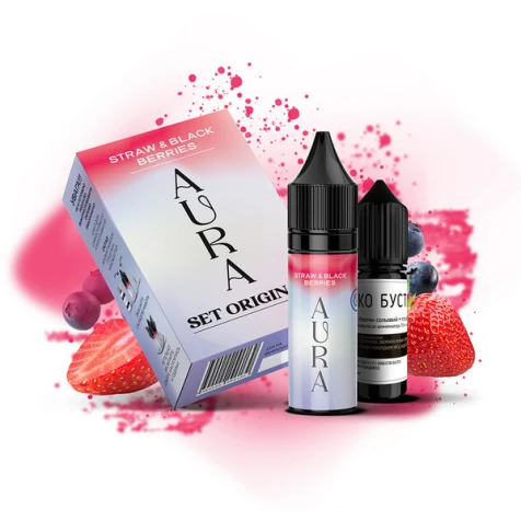 Набір Для Самозамісу Aura Strawberry Blackberries (Полуниця Ожина) 30 мл