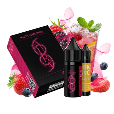 Набір Для Самозамісу Aura 69 Rubby Lemonade (Рубіновий Лимонад) 15 мл