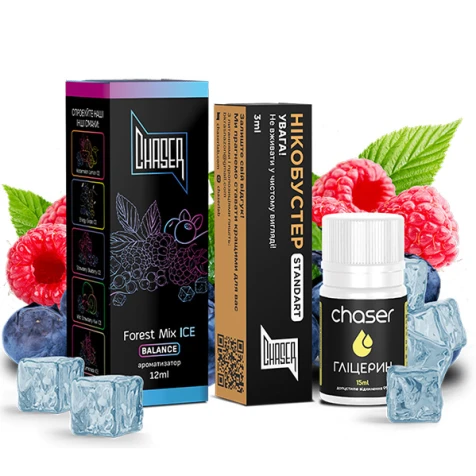 Набір Для Самозамісу Chaser Black Forest Mix Ice (Лісовий Мікс Лід) 30 мл