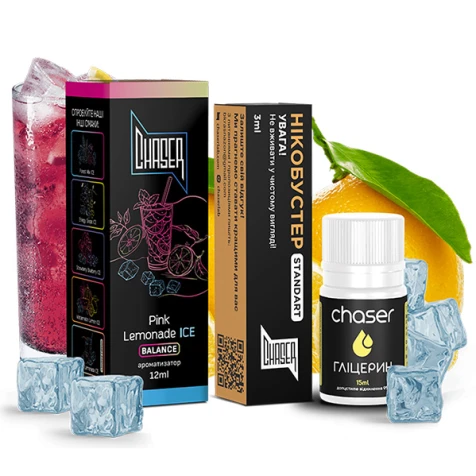 Набір Для Самозамісу Chaser Black Pink Lemonade Ice (Рожевий Лимонад Лід) 30 мл