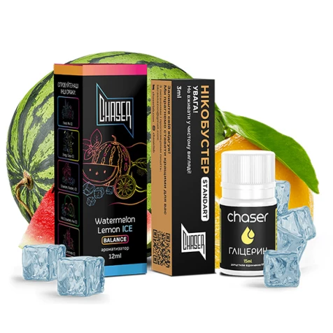 Набір Для Самозамісу Chaser Black Watermelon Lemon Ice (Кавун Лимон Лід) 30 мл