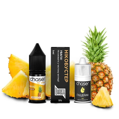 Набор Для Самозамеса Chaser For Pods Balance Pineapple (Ананас) 10 мл