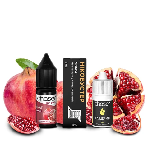 Набор Для Самозамеса Chaser For Pods Balance Pomegranate (Гранат) 10 мл
