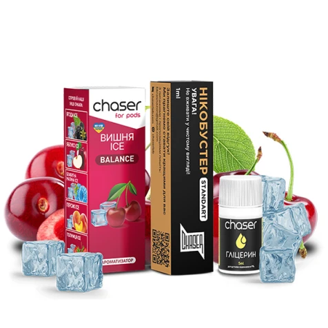 Набор Для Самозамеса Chaser For Pods Balance Cherry Ice (Вишня Лёд) 10 мл