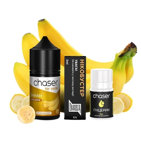 Набір Для Самозамісу Chaser For Pods Balance Banana (Банан) 30 мл