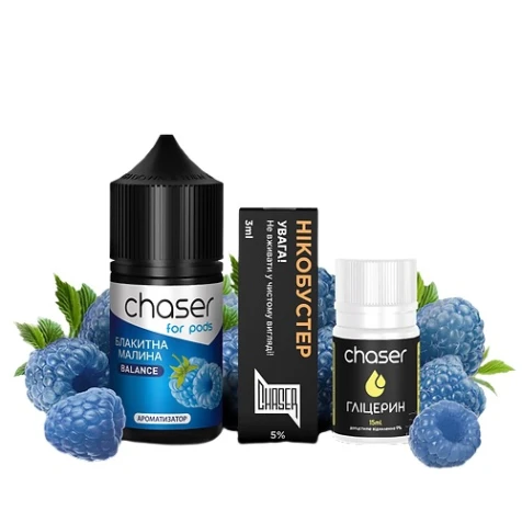 Набор Для Самозамеса Chaser For Pods Balance Blue Raspberry Lemonade (Голубой Лимонад) 30 мл