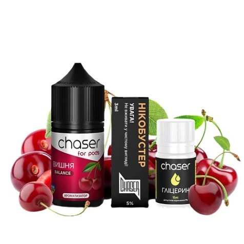 Набор Для Самозамеса Chaser For Pods Balance Cherry (Вишня) 30 мл