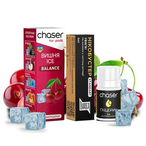 Набор Для Самозамеса Chaser For Pods Balance Cherry Ice (Вишня Лёд) 30 мл