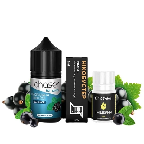 Набір Для Самозамісу Chaser For Pods Balance Currant Menthol (Смородина Ментол) 30 мл