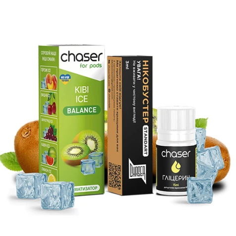 Набор Для Самозамеса Chaser For Pods Balance Kiwi Ice (Киви Лёд) 30 мл