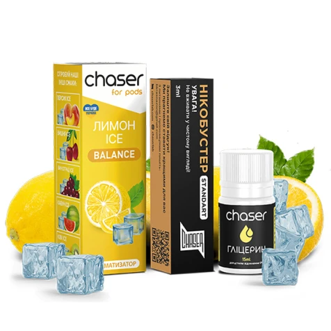 Набор Для Самозамеса Chaser For Pods Balance Lemon Ice (Лимон Лёд) 30 мл