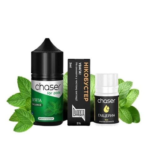 Набор Для Самозамеса Chaser For Pods Balance Mint (Мята) 30 мл