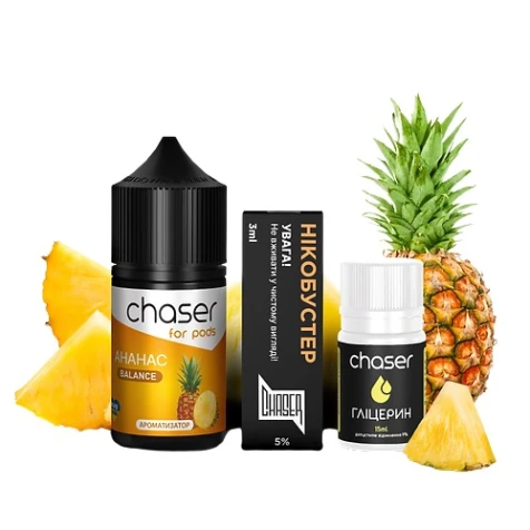Набор Для Самозамеса Chaser For Pods Balance Pineapple (Ананас) 30 мл