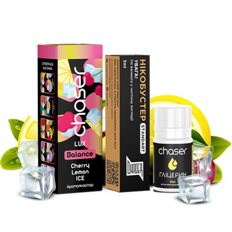 Набор Для Самозамеса Chaser Lux Cherry Lemon Ice (Вишня Лимон Лёд) 30 мл