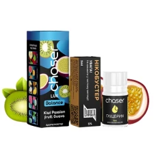 Набор Для Самозамеса Chaser Lux Kiwi Passion Fruit Guava (Киви Маракуйя Гуава) 30 мл