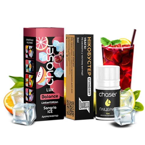 Набор Для Самозамеса Chaser Lux Sangria Ice (Сангрия Лёд) 30 мл
