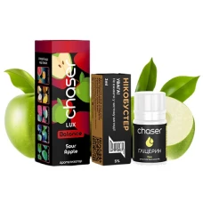 Набор Для Самозамеса Chaser Lux Sour Apple (Кислое Яблоко) 30 мл