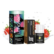 Набор Для Самозамеса Chaser Lux Strawberry Cream (Клубника Крем) 30 мл