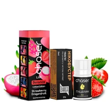 Набор Для Самозамеса Chaser Lux Strawberry Dragonfruit (Клубника Драгонфрукт) 30 мл
